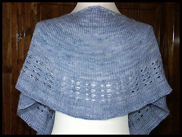Fireflies Rising Shawl (click to see more photos and details)
