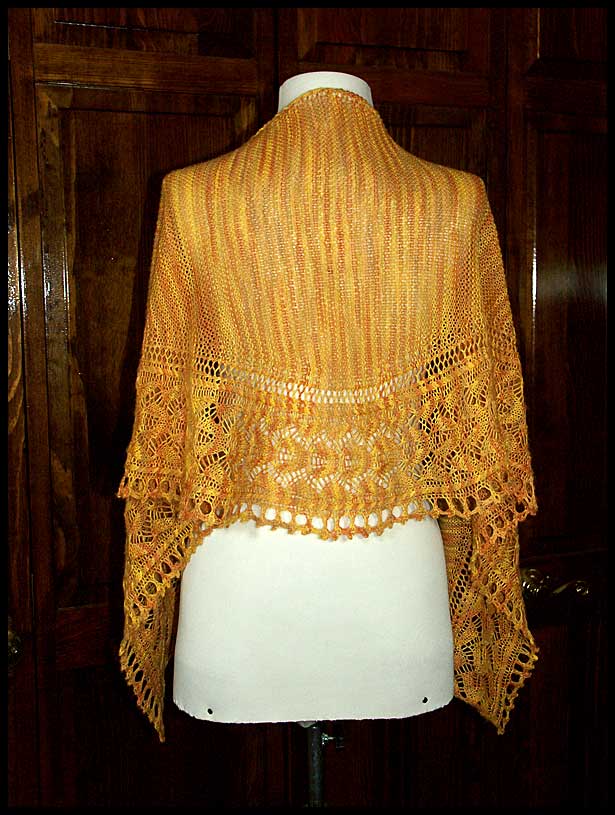 Monarch Butterfly Shawl (click to see more photos and details)