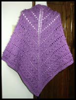 Popcorn Knit Shawl