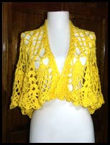 Yellow Pineapple Shawl