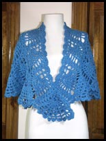 Blue Curacao Shawl