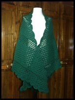 Half Granny Shawl