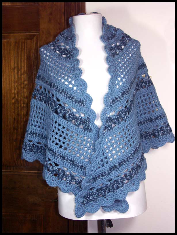 Blue Ridge Shawl (click to see back)