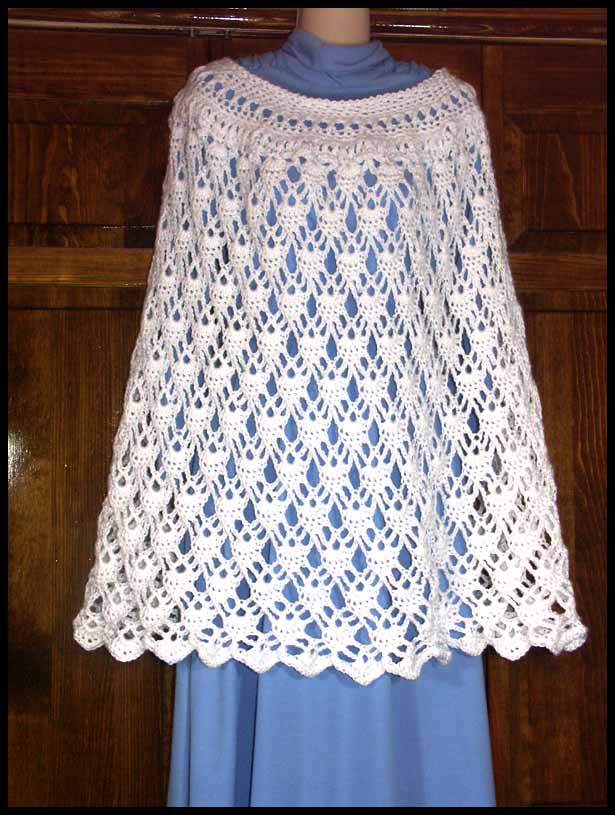 Elegant Lace Poncho II (click to see closeup)