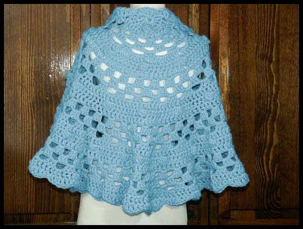 Half Moon Shawl - Back (click to go back)