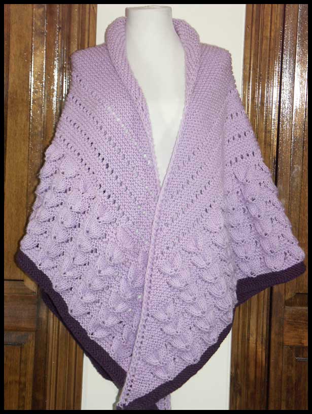 Cameo Shell Stitch Shawl (click to see closeup)