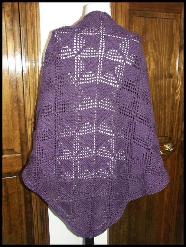 Alix's Prayer Shawl - Back (click to go back)