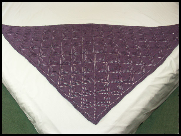 Alix's Prayer Shawl - Flat (click to go back)