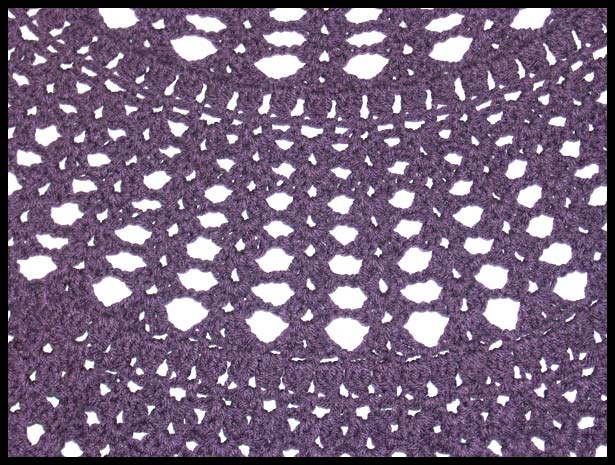 Have A Heart Shawl - Closeup (click to go back)