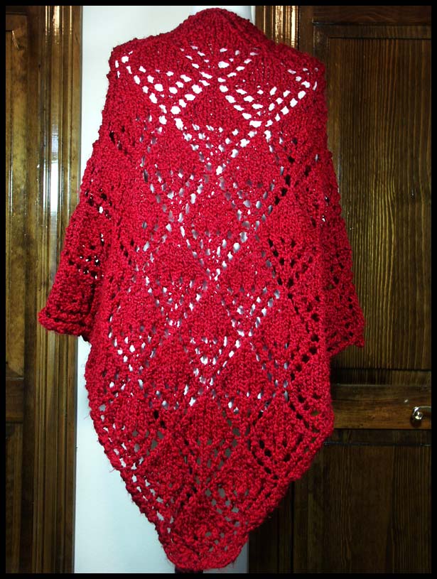 Diamond Knit Shawl Back (click to go back)