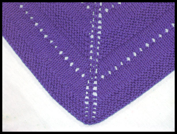 Garter Stripe Shawl Point (click to go back)